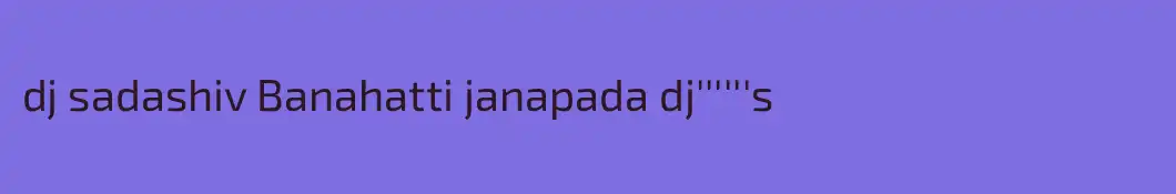 dj sadashiv Banahatti janapada dj''''''s